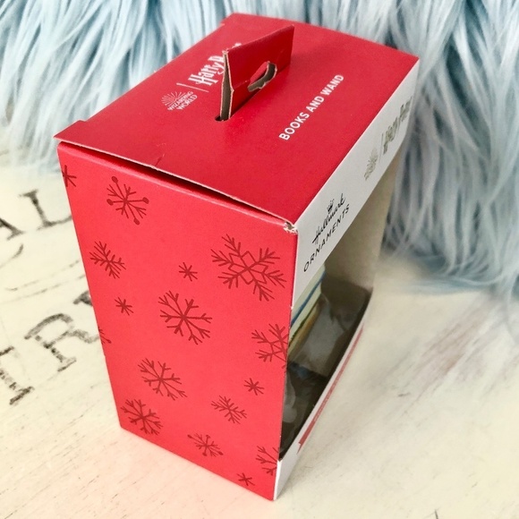 Hallmark, Wizard Harry Potter, Books & Wand, Christmas Tree Ornament, NEW - Picture 7 of 8